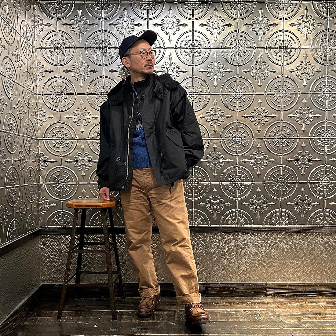 BARBOUR (バブアー) MW2338 SHORT WIND WAX PARKA ショートコート
