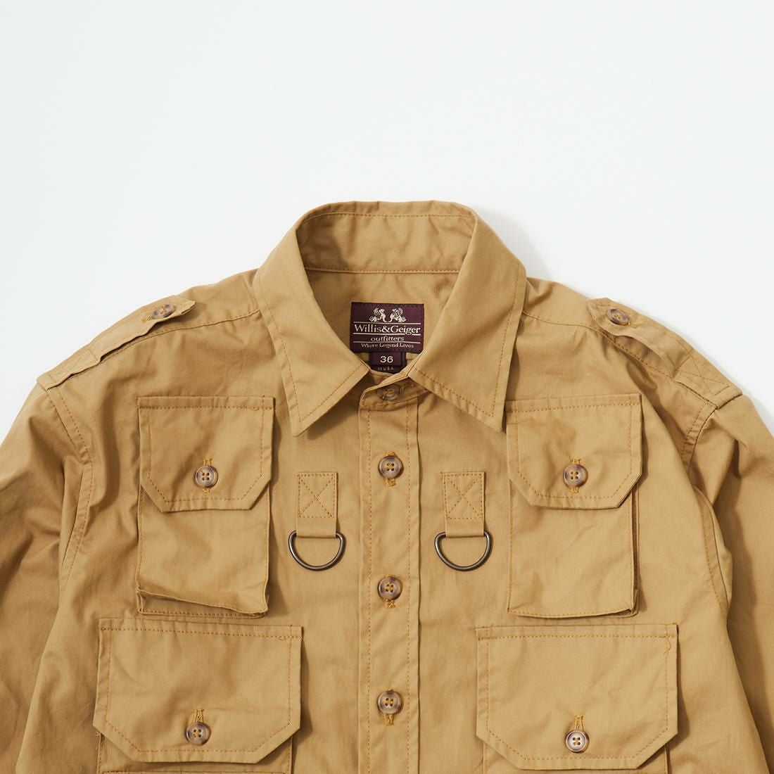 Willis &  Outfitters（ウィリス＆ガイガー） WILLIS & GEIGER (ウィリスアンドガイガー) ユーティリティシャツ