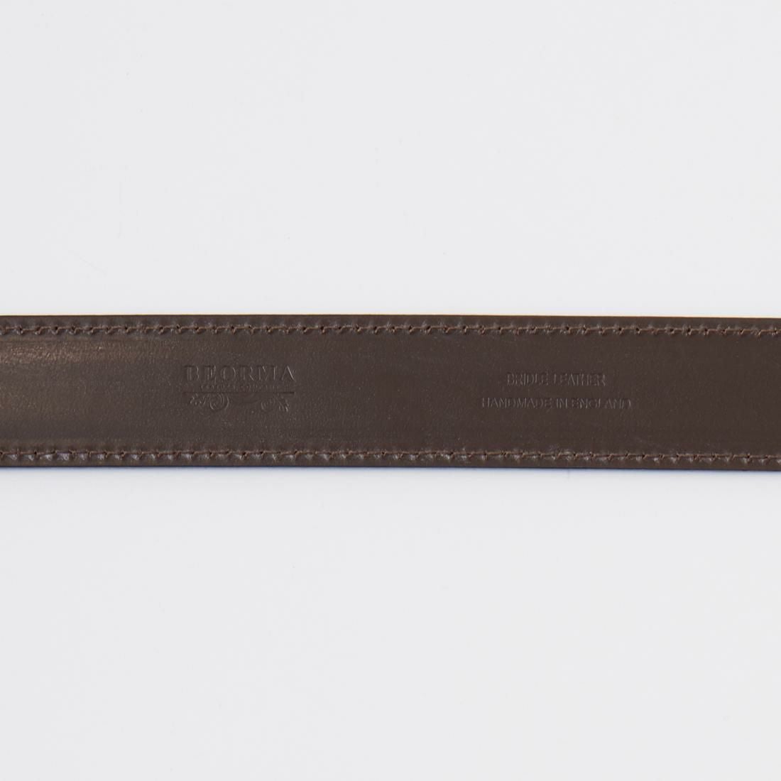 BEORMA LEATHER COMPANY ブライドルレザーベルト ブラウン BEORMA LEATHER COMPANY (ベオーマレザーカンパニー) ブライドルレザー