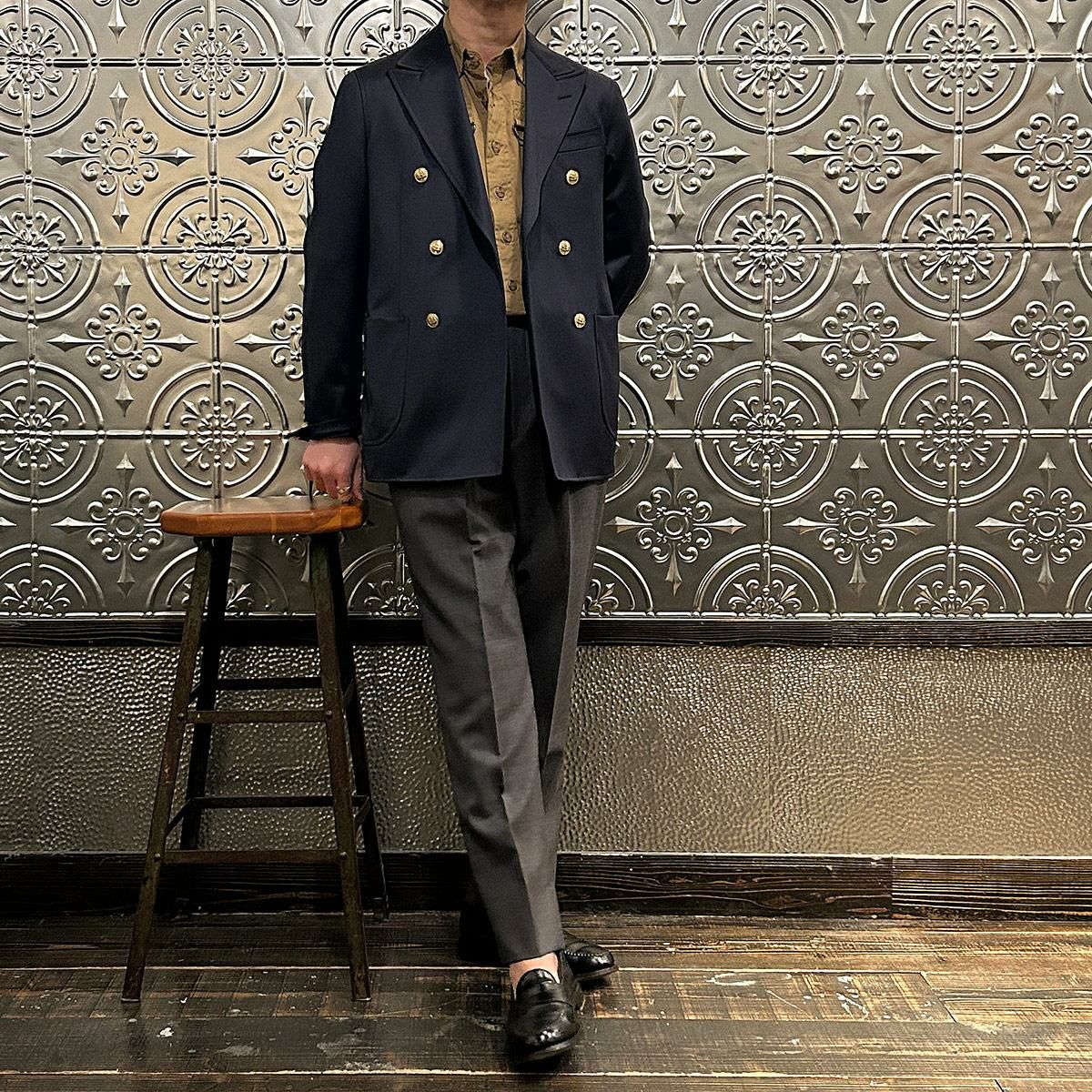 D.C.WHITE (ディーシーホワイト) ダブル ブレザー 紺ブレ 日本製 通販