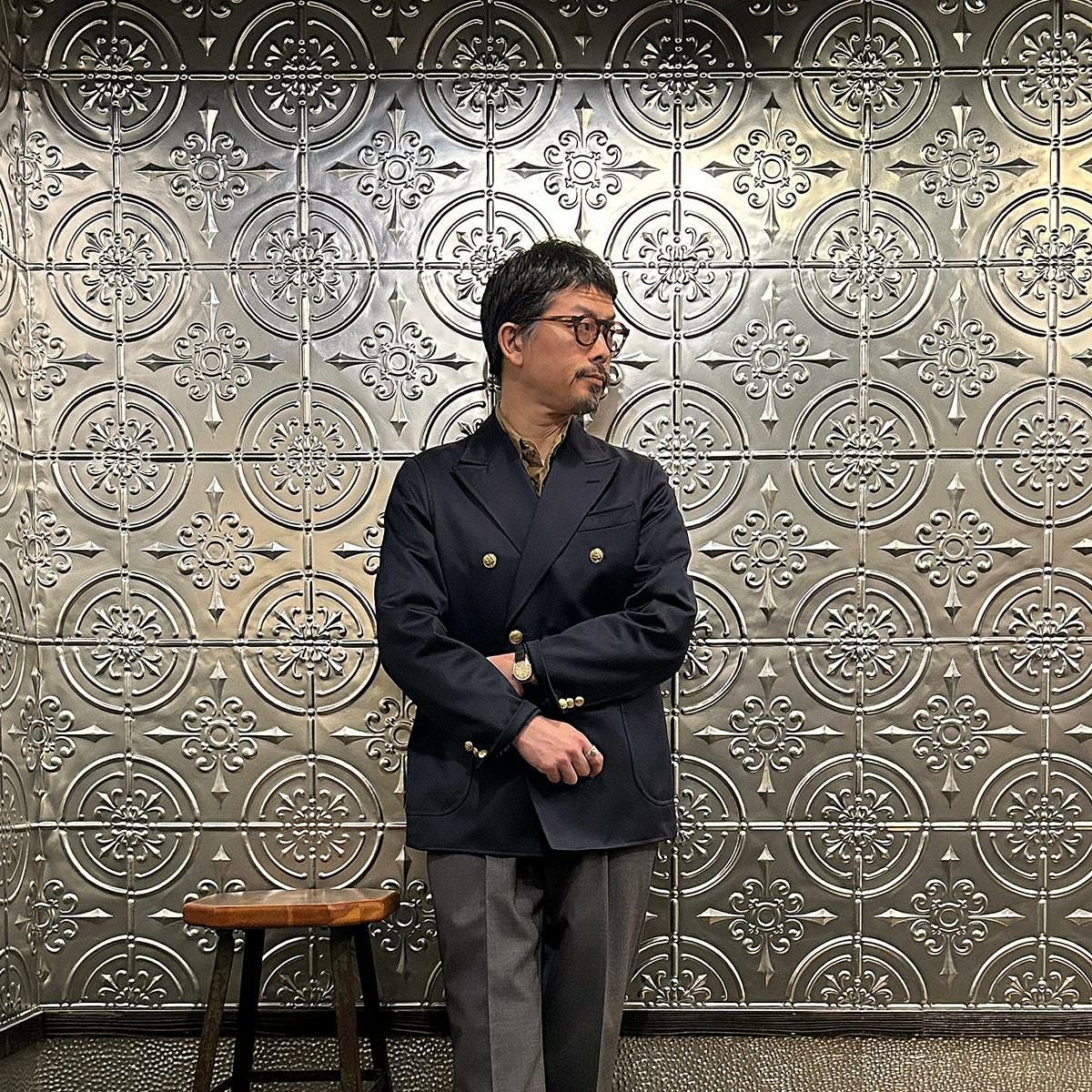 D.C.WHITE (ディーシーホワイト) ダブル ブレザー 紺ブレ 日本製 通販