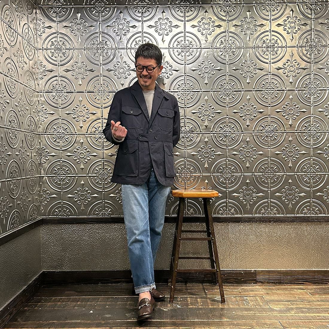 ENGINEERED GARMENTS (エンジニアドガーメンツ) QT127 FOLK JACKET