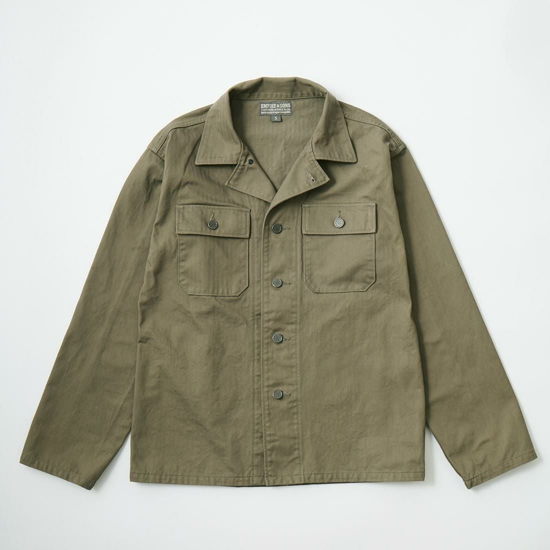 EMPIRE & SONS (エンパイアアンドサンズ) ミリタリーシャツジャケット EMPIRE & SONS (エンパイアアンドサンズ) ミリタリーシャツジャケット