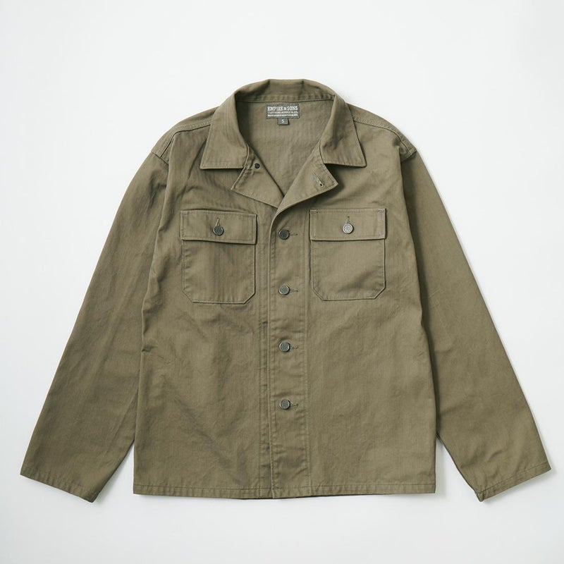 EMPIRE & SONS (エンパイアアンドサンズ) ミリタリーシャツジャケット 