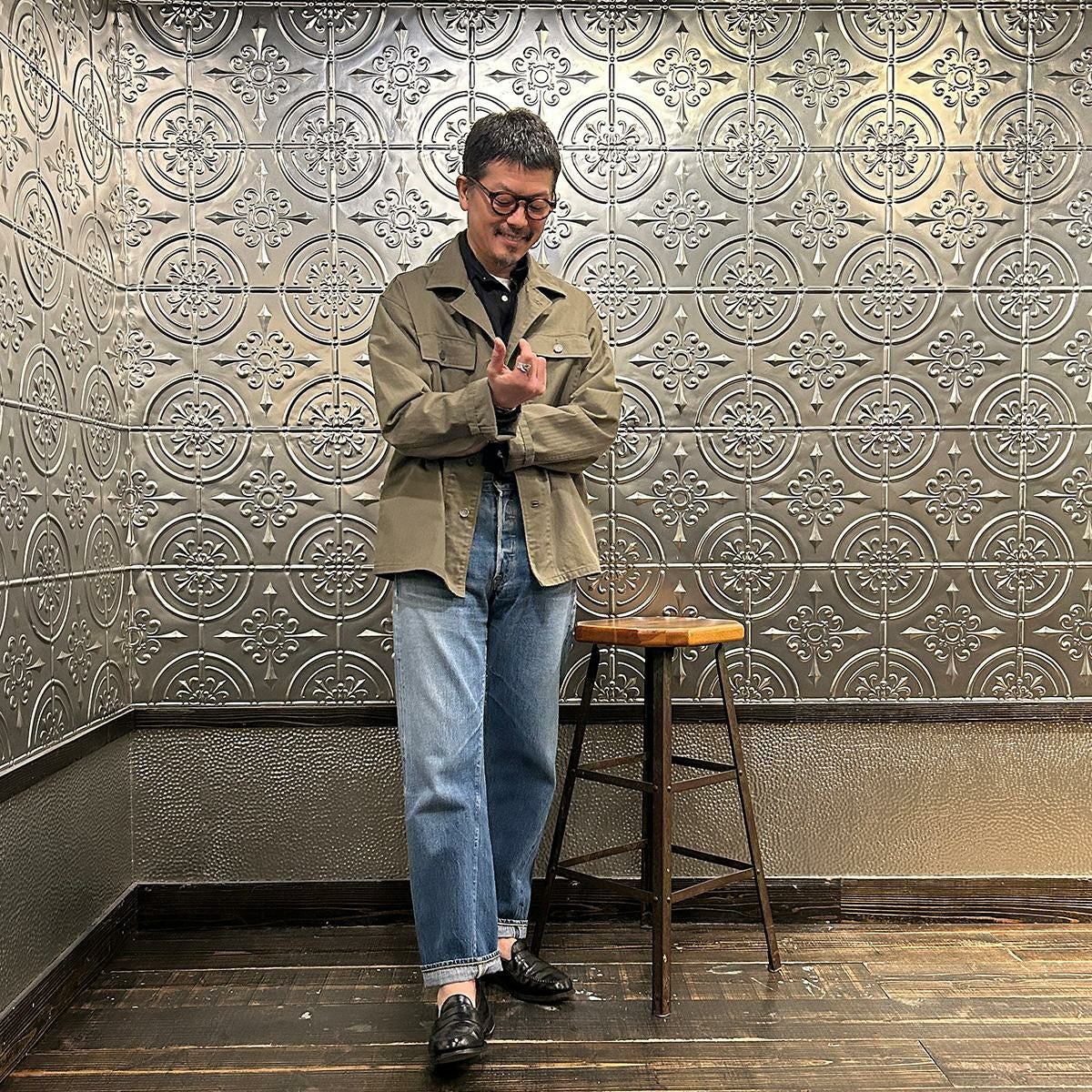 EMPIRE & SONS (エンパイアアンドサンズ) ミリタリーシャツジャケット