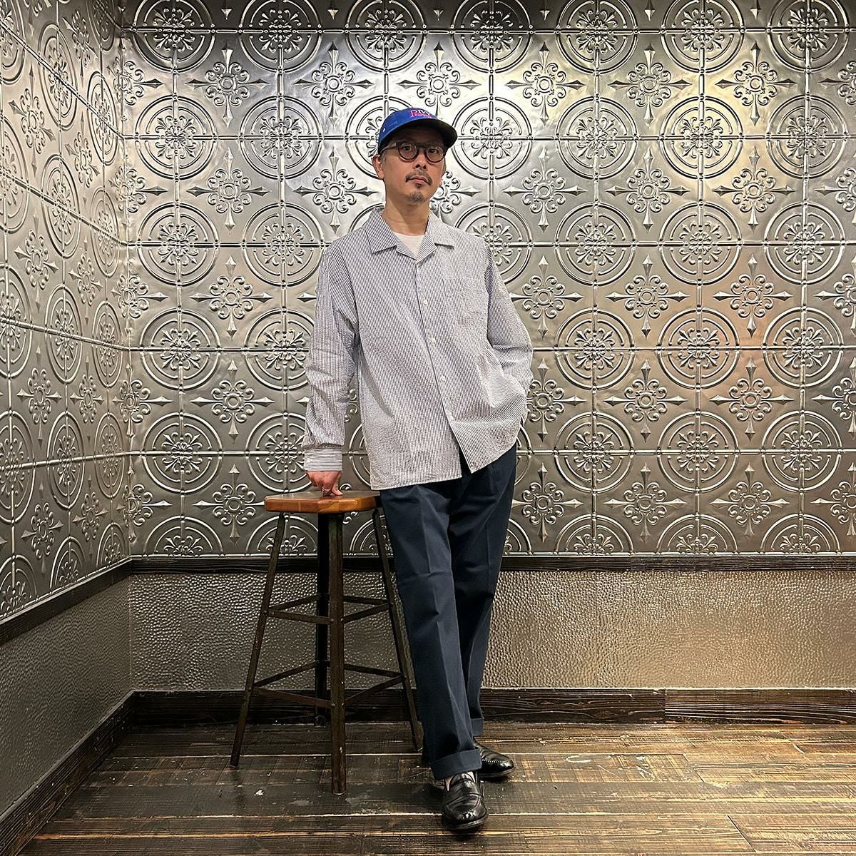 D.C.WHITE (ディーシーホワイト) 長袖開襟シャツ 日本製 通販