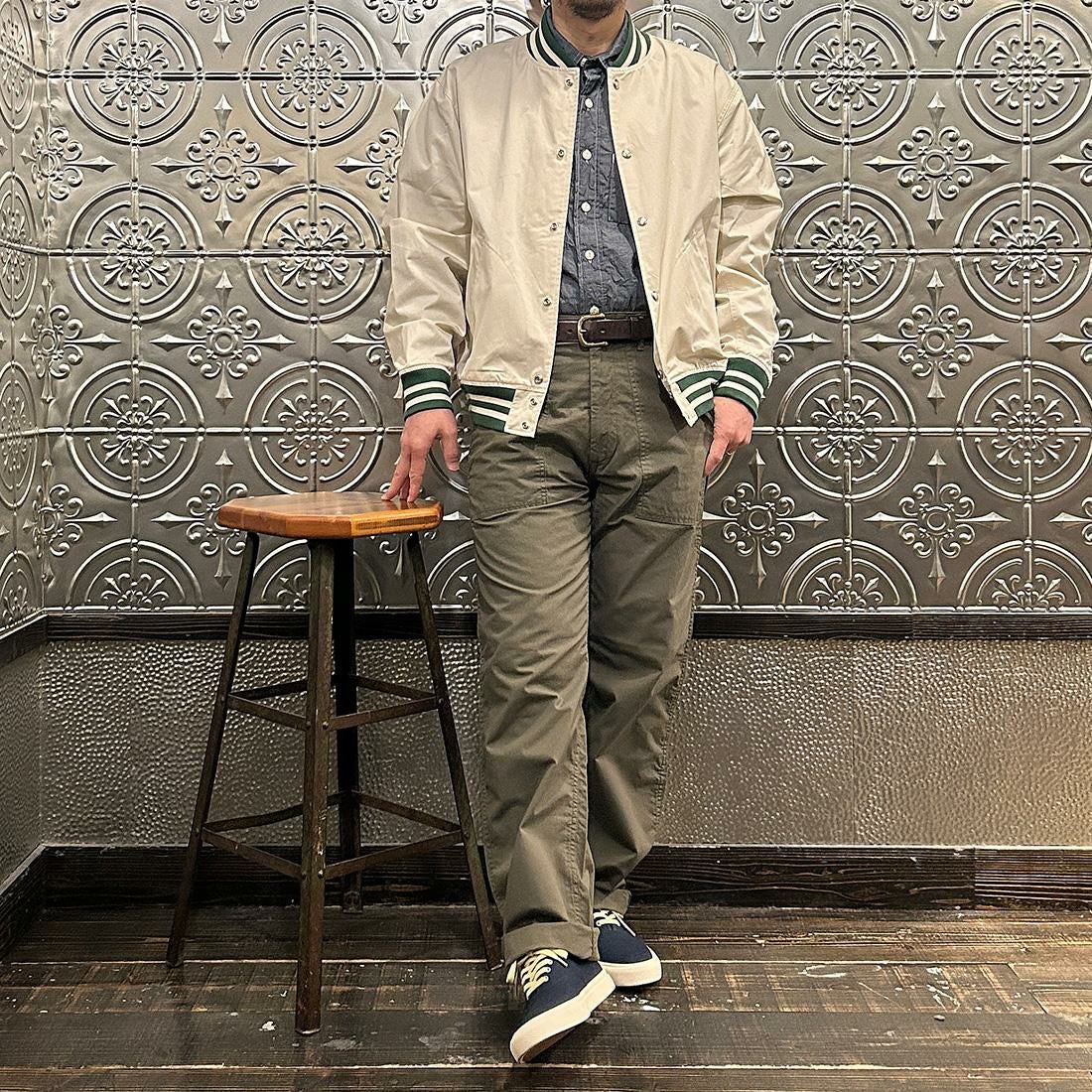 FELCO (フェルコ) スタジャン ポプリン アワードジャケット メンズ 通販
