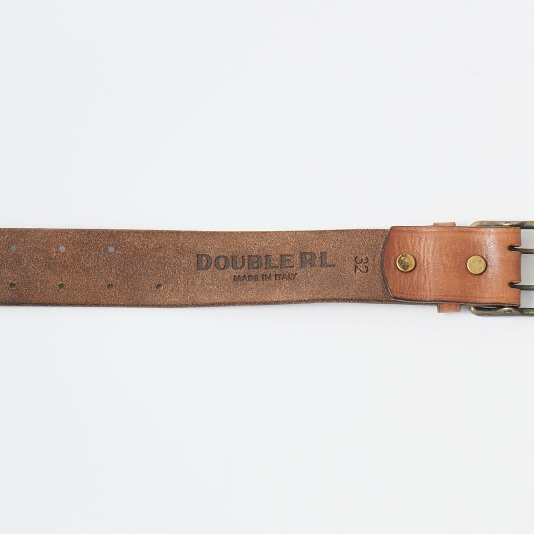 新品未使用RRL ヴィンテージ加工 プレーンベルト ダークブラウン 32インチ RRL DOUBLE RL ダークブラウン レザーベルトの通販 by MaL'shop｜ラクマ