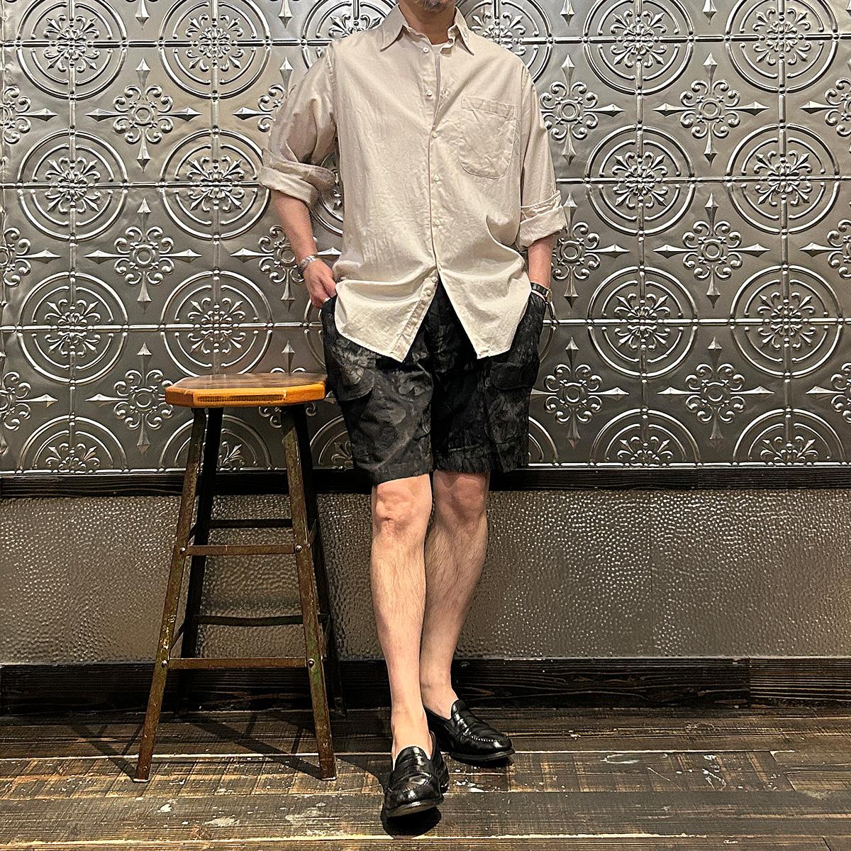 【新品】ポストオーバーオールズ DEE BEST タイガーカモ柄　サイズL POST OVERALLS (ポストオーバーオールズ) E-Z DEE'S SHORTS FOREST