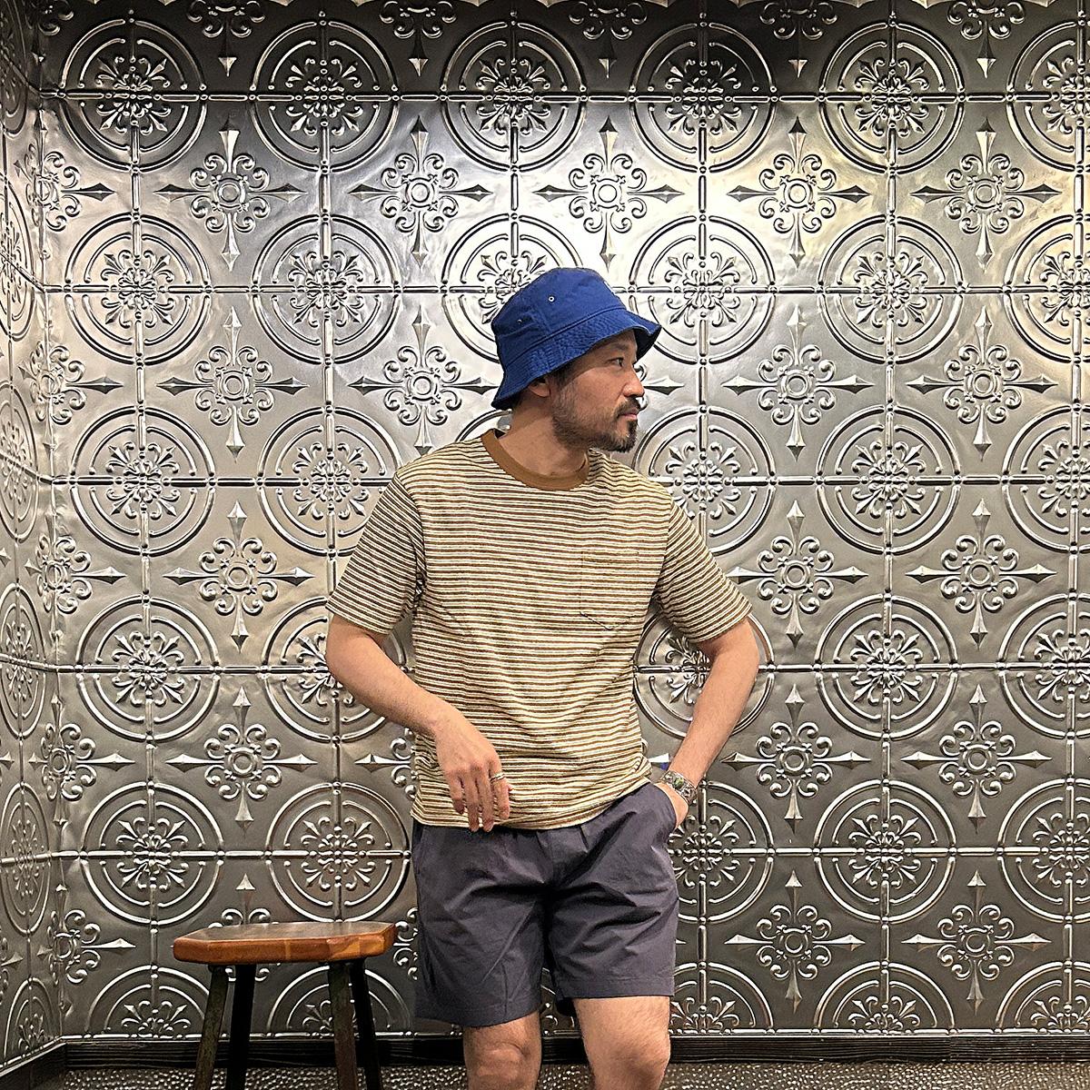 FELCO (フェルコ) クルーネック ストライプ ポケットTシャツ メンズ 通販