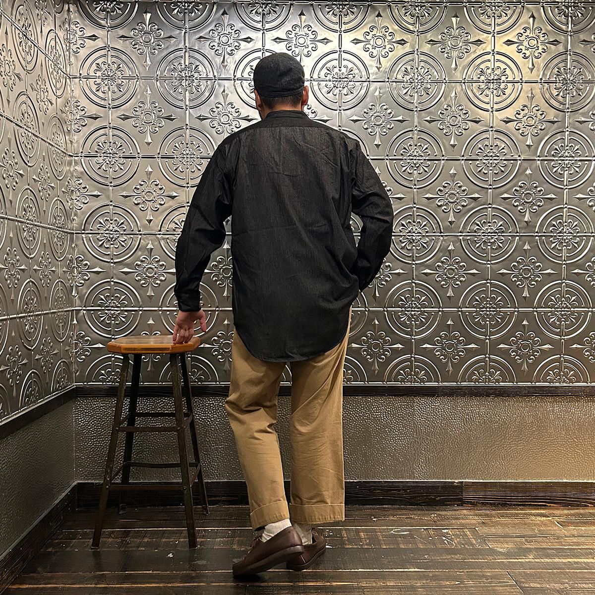 ENGINEERED GARMENTS (エンジニアドガーメンツ) RV038 BANDED COLLAR