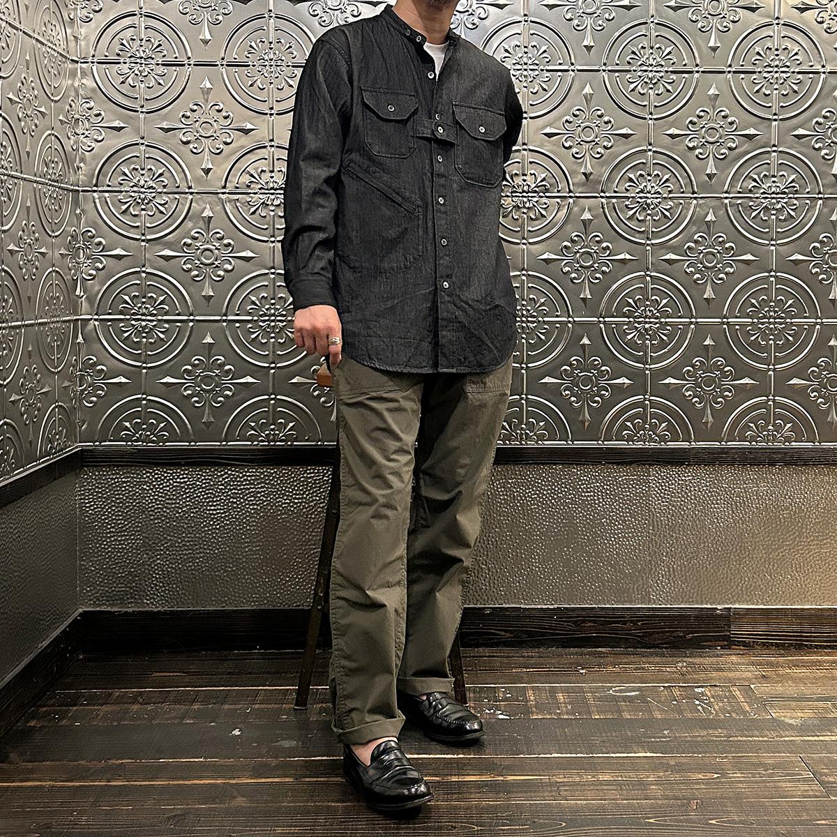 ENGINEERED GARMENTS (エンジニアドガーメンツ) RV038 BANDED COLLAR