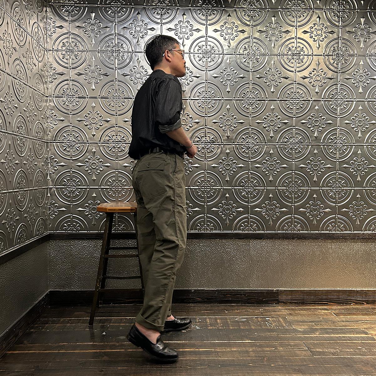 ENGINEERED GARMENTS (エンジニアドガーメンツ) RV038 BANDED COLLAR