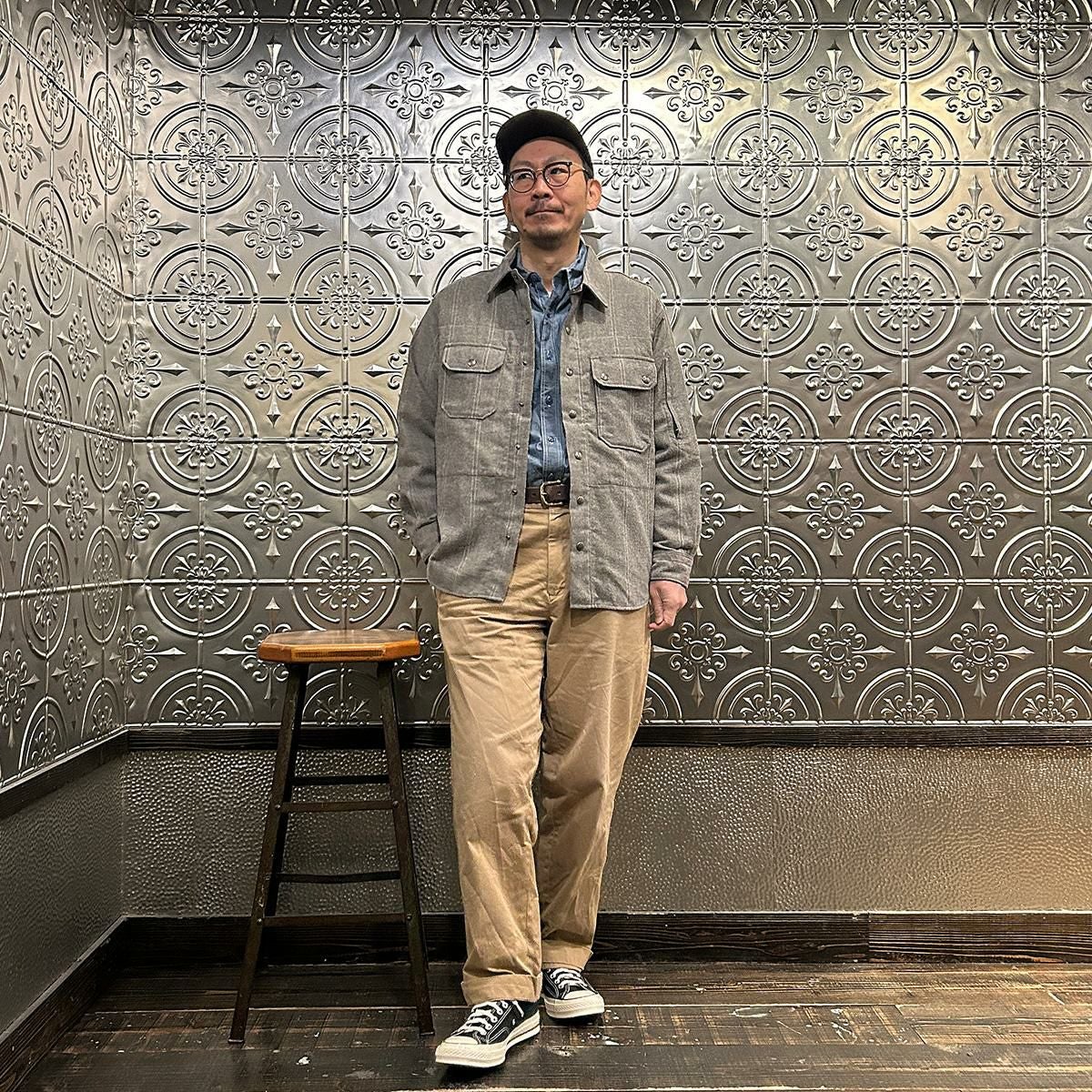 ENGINEERED GARMENTS (エンジニアドガーメンツ) RV190 CPO SHIRT