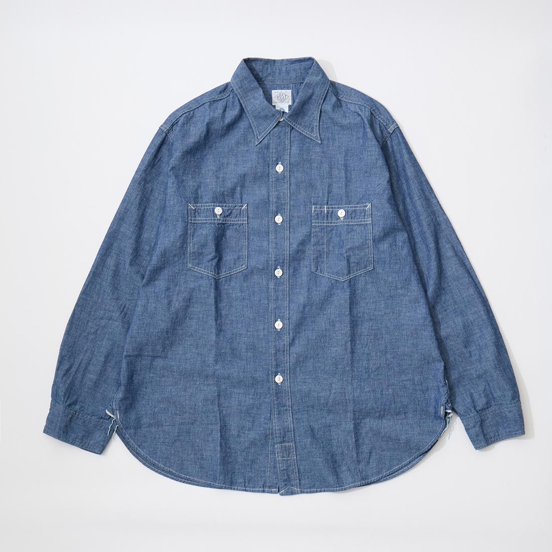 POST OVERALLS (ポストオーバーオールズ) 3217-11 ST.LOUIS CHAMBRAY 通販