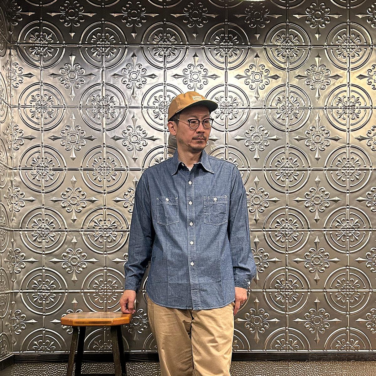 POST OVERALLS (ポストオーバーオールズ) 3217-11 ST.LOUIS CHAMBRAY 通販