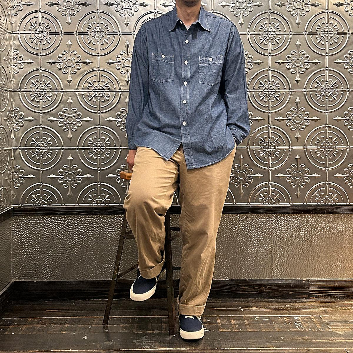 POST OVERALLS (ポストオーバーオールズ) 3217-11 ST.LOUIS CHAMBRAY 通販