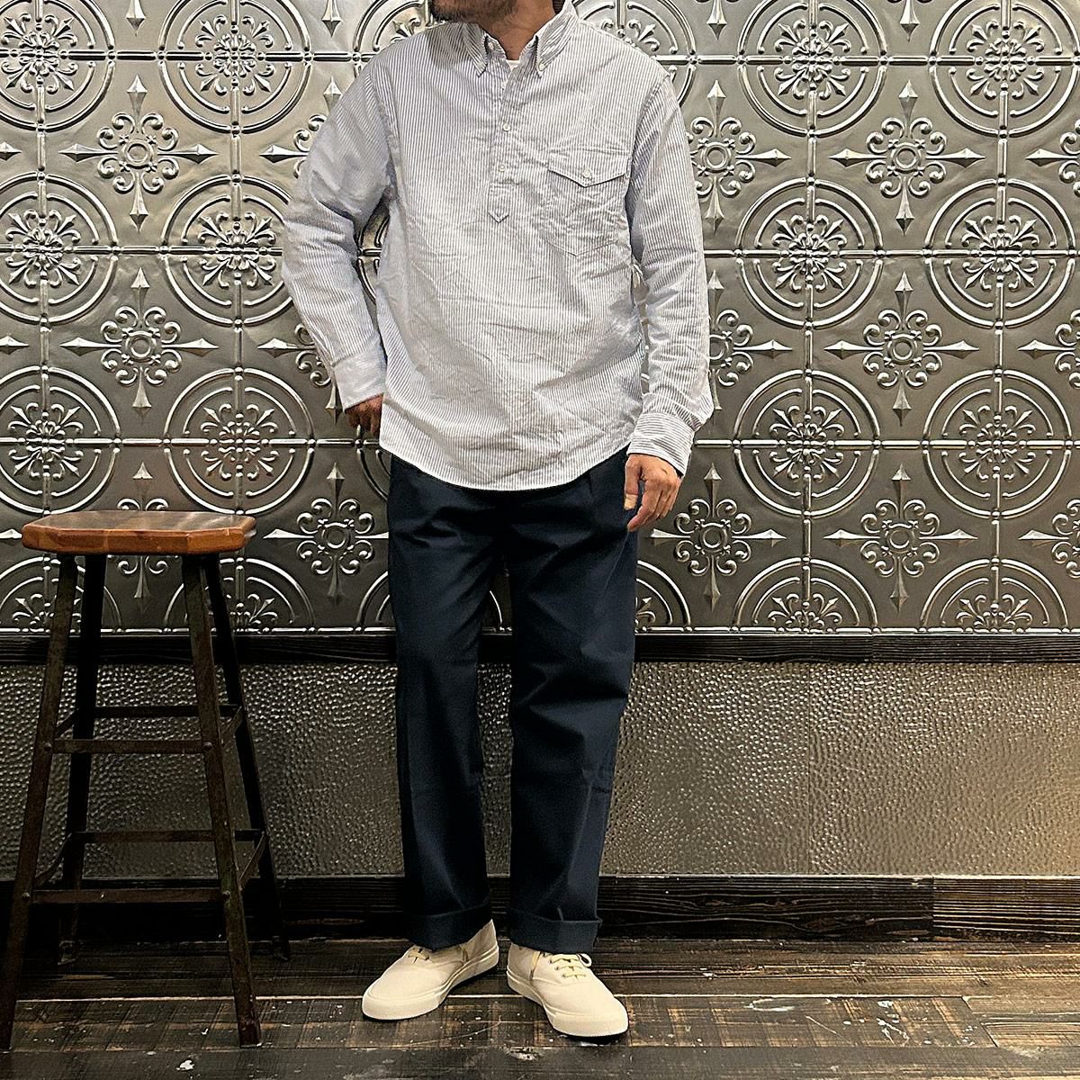 Kiton キートン　ストライプ シャツ 未使用タグ付き　15/38 KEATON CHASE USA キートンチェイスユーエスエー 長袖 プルオーバー