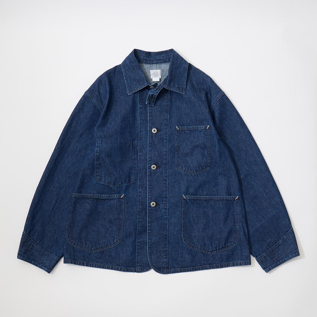 美品 アメリカ製 ポストオーバーオールズ デニムカバーオール Lサイズ POST OVERALLS (ポストオーバーオールズ) 3133-01 10オンスデニム