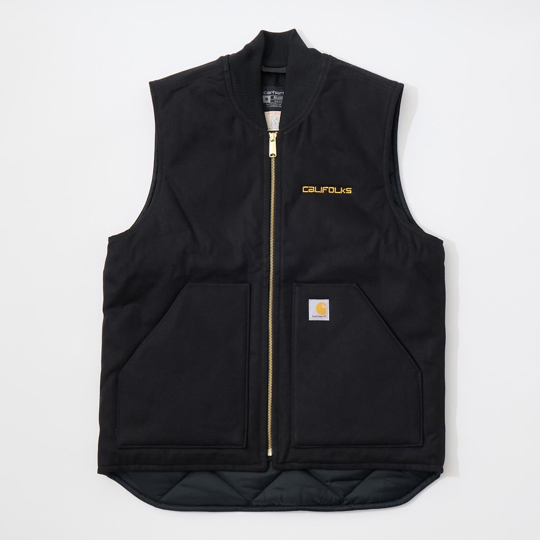 美品 カーハート CALIF OLKS ダックベスト 黒 ブラック L 1917 CALIFOLKS (カリフォークス) カーハートボディ ダックベスト 通販