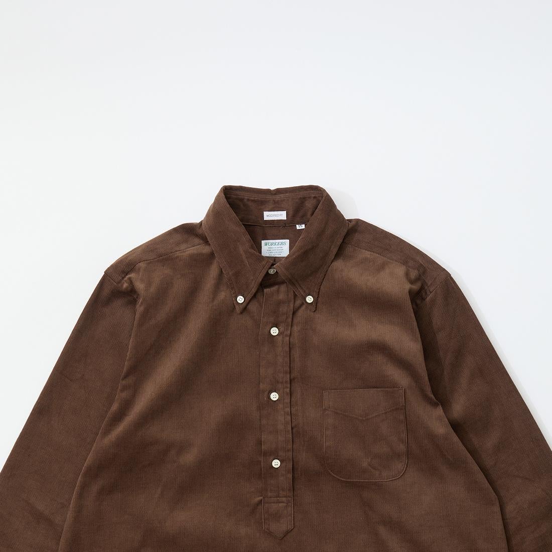 WORKERS (ワーカーズ) モディファイド プルオーバー ボタンダウン