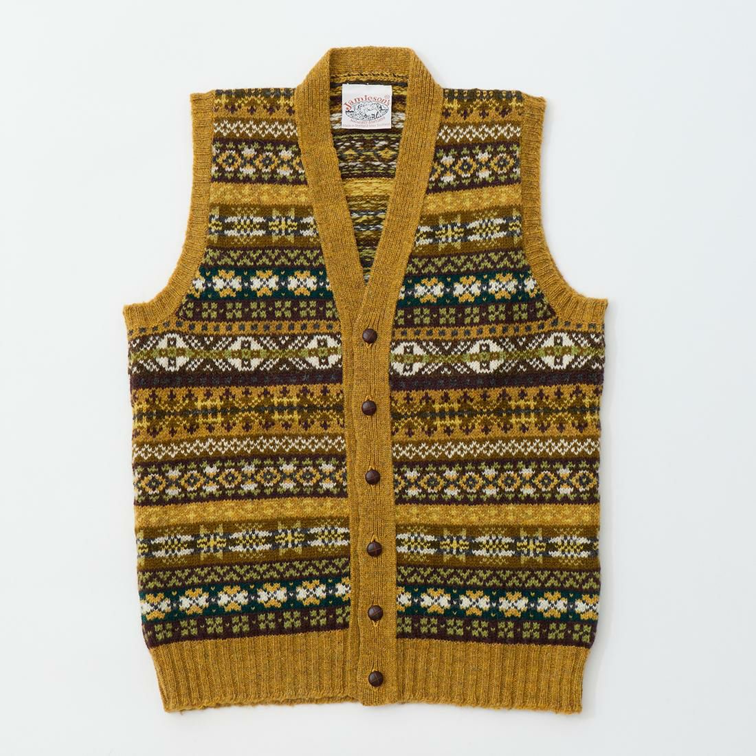 JAMIESON'S (ジャミーソンズ) AOFI VEE NECK WAISTCOAT - 748A_15 V