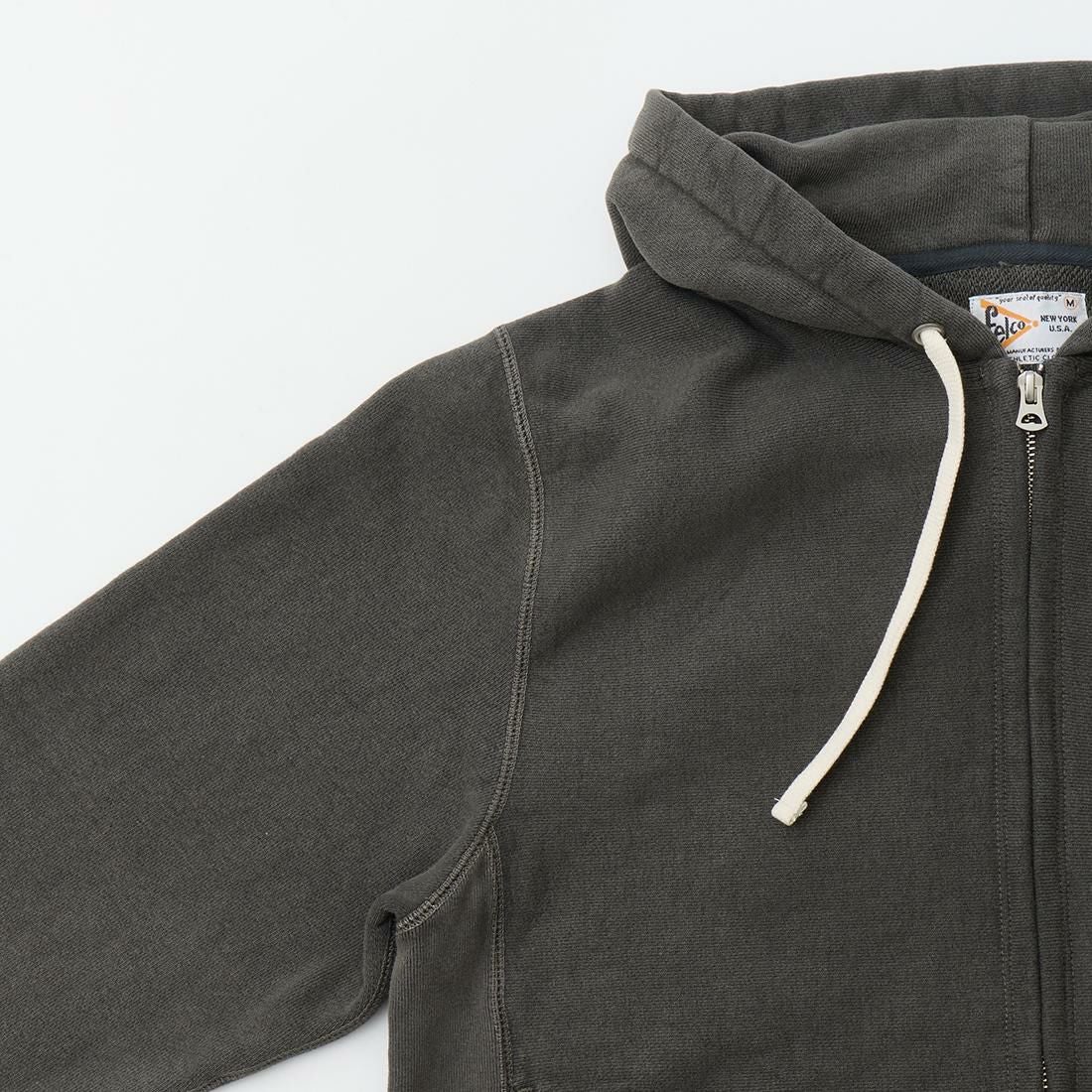 Felco グレー パーカー Lサイズ felkod(フィルコッド)】Embroidery Cardboard Knit Parka パーカー