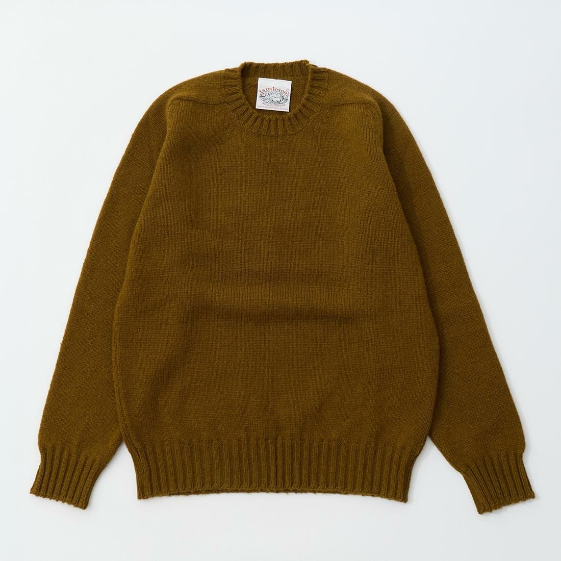 未使用、オアグローリー別注のジャミーソンズのニット JAMIESON'S (ジャミーソンズ) AOFI CREW NECK PULLOVER クルーネック