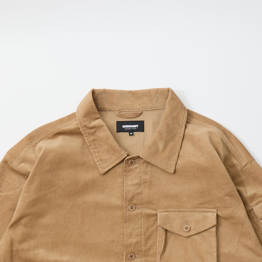 MODMNT (モドメント) M2520-1I016F CORDUROY UTILITY CPO SHIRT