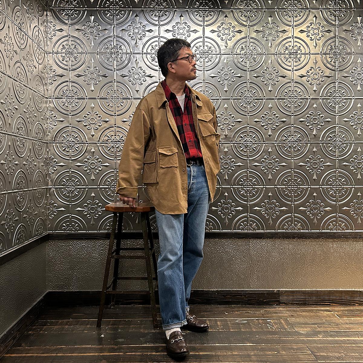 MODMNT (モドメント) M2520-1I016F CORDUROY UTILITY CPO SHIRT