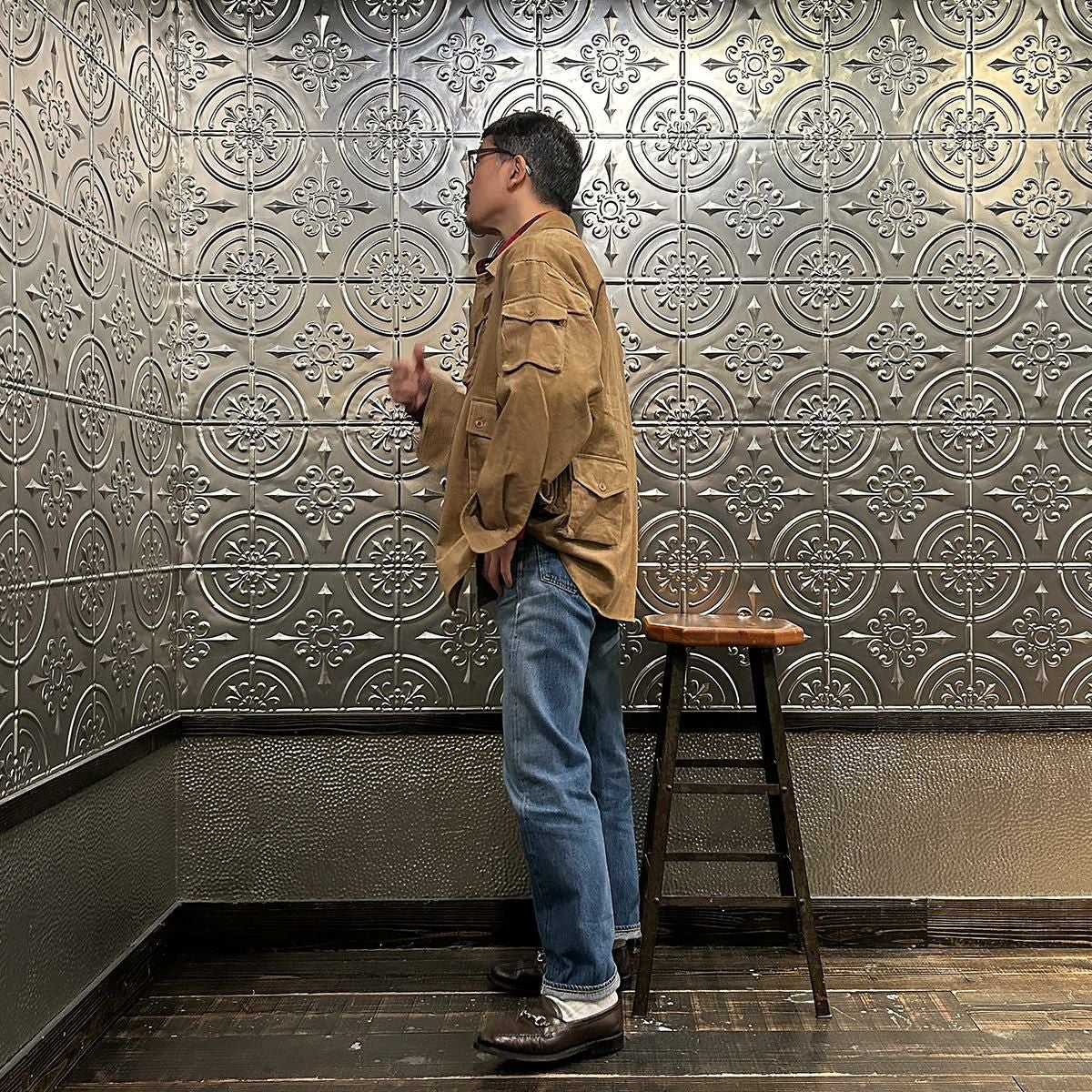 MODMNT (モドメント) M2520-1I016F CORDUROY UTILITY CPO SHIRT