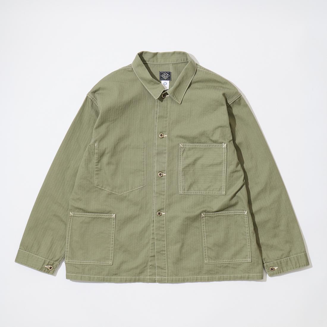 未使用 ポストオーバーオールズ アメリカ製 ヘリンボーンウールトラウザーズ M POST OVERALLS (ポストオーバーオールズ) USMC 1930's ユーティリティ