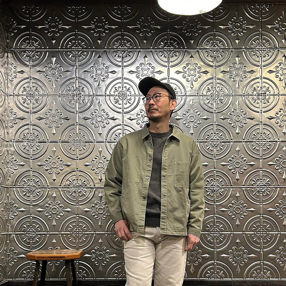 【美品】ポストオーバーオールズ　カバーオール　ヘリンボーン　USA製　ジャケット POST OVERALLS (ポストオーバーオールズ) USMC 1930's ユーティリティ