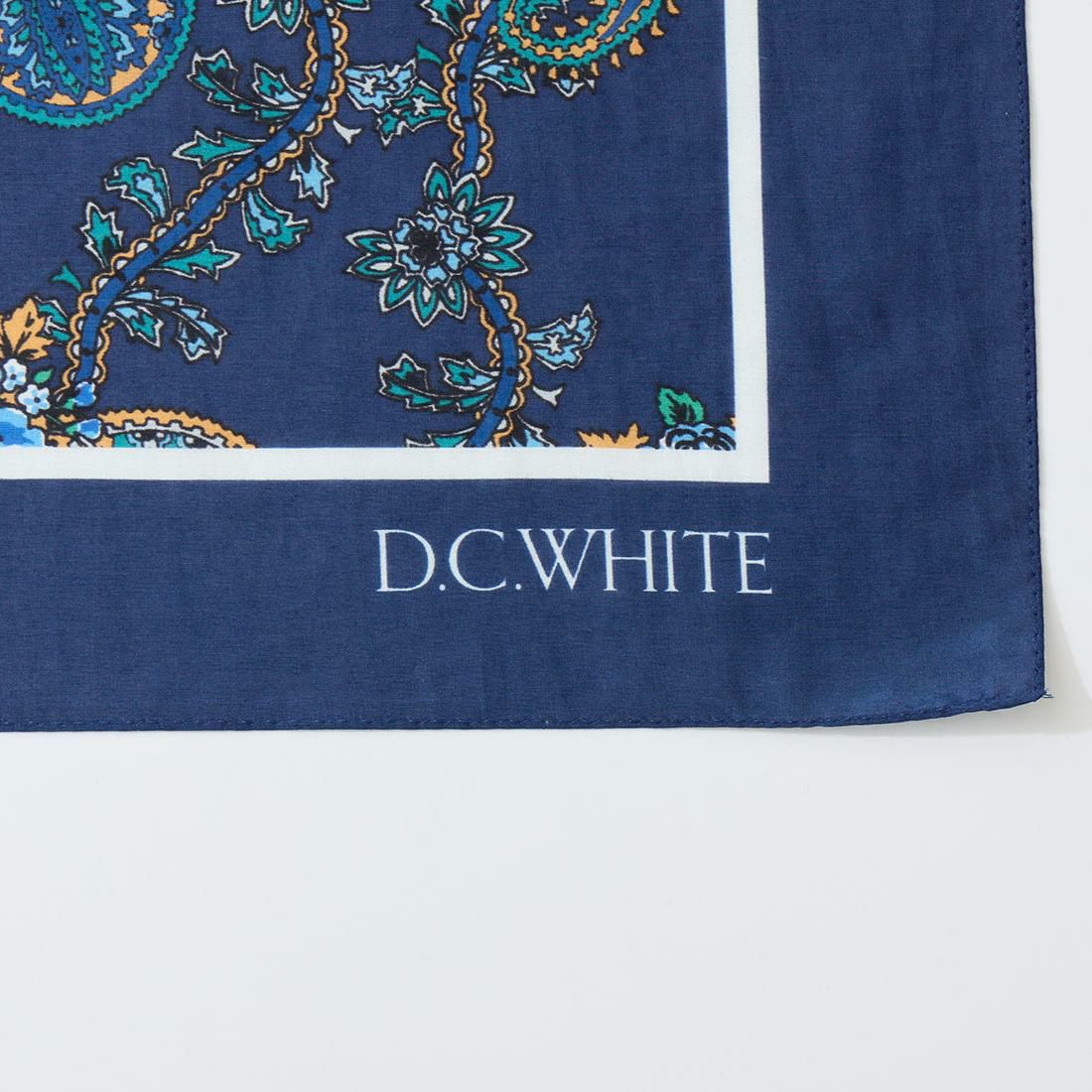 D.C.WHITE (ディーシーホワイト) コットンシルク ヴィンテージバンダナ