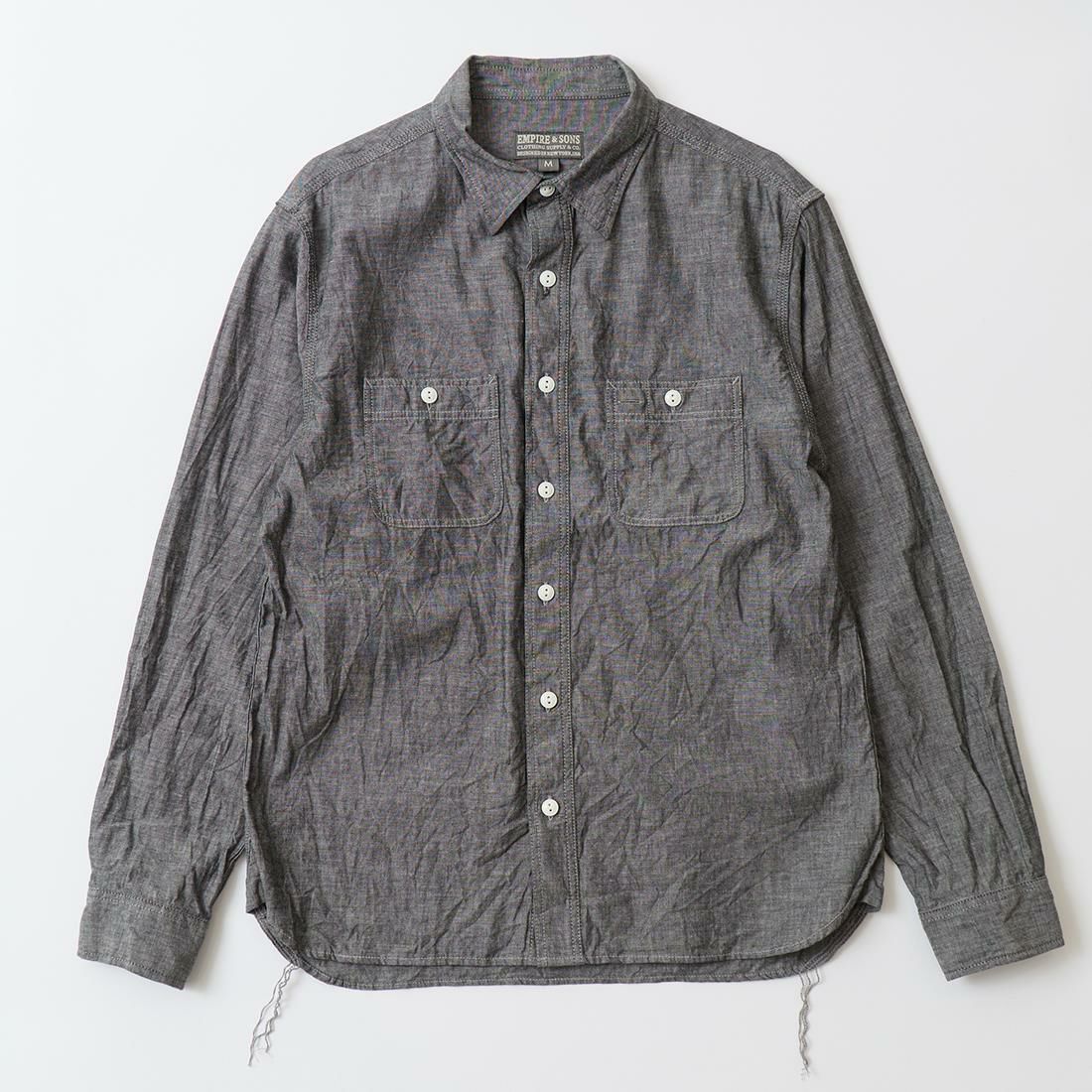 EMPIRE & SONS (エンパイアアンドサンズ) ブラックシャンブレー ワーク