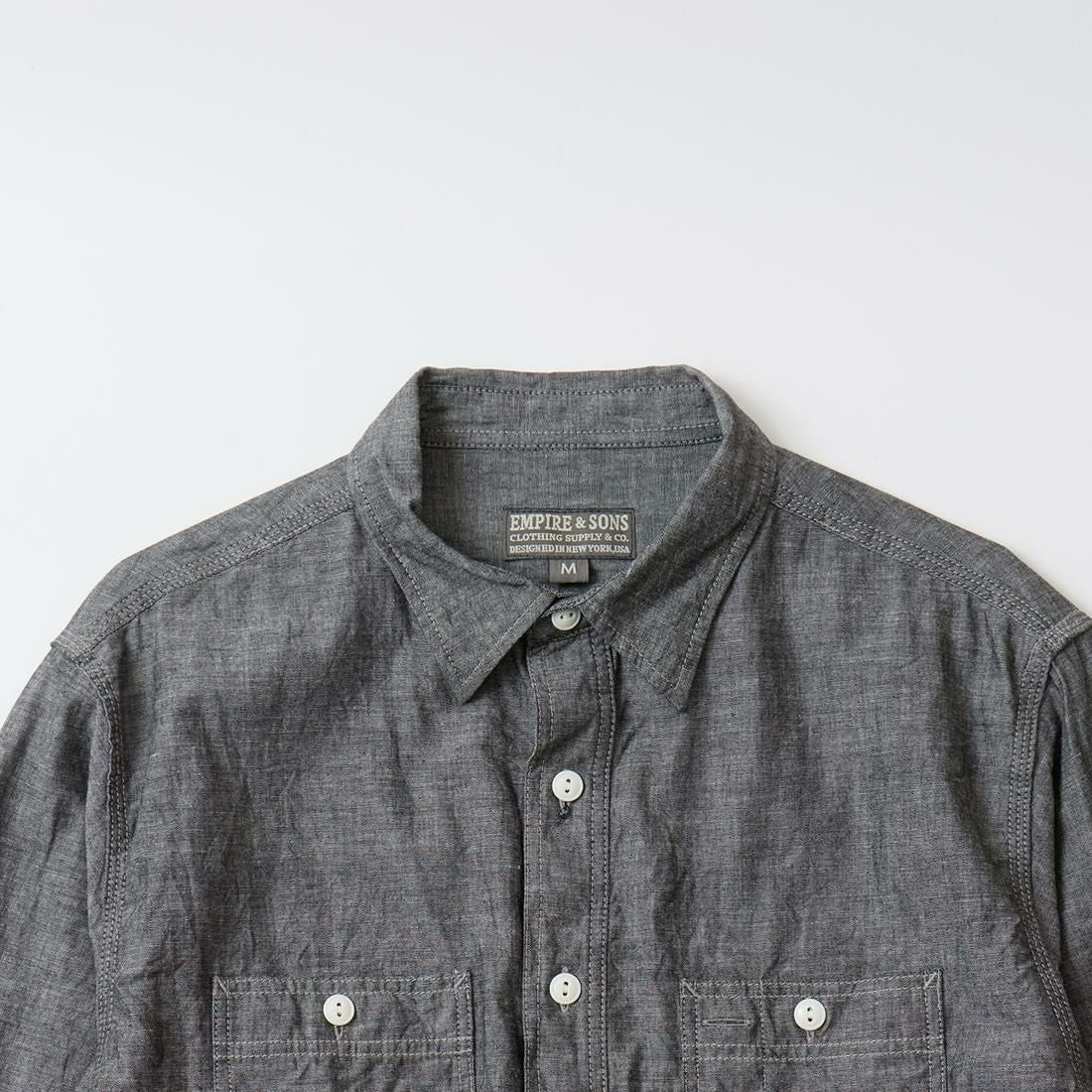 EMPIRE & SONS (エンパイアアンドサンズ) ブラックシャンブレー ワーク
