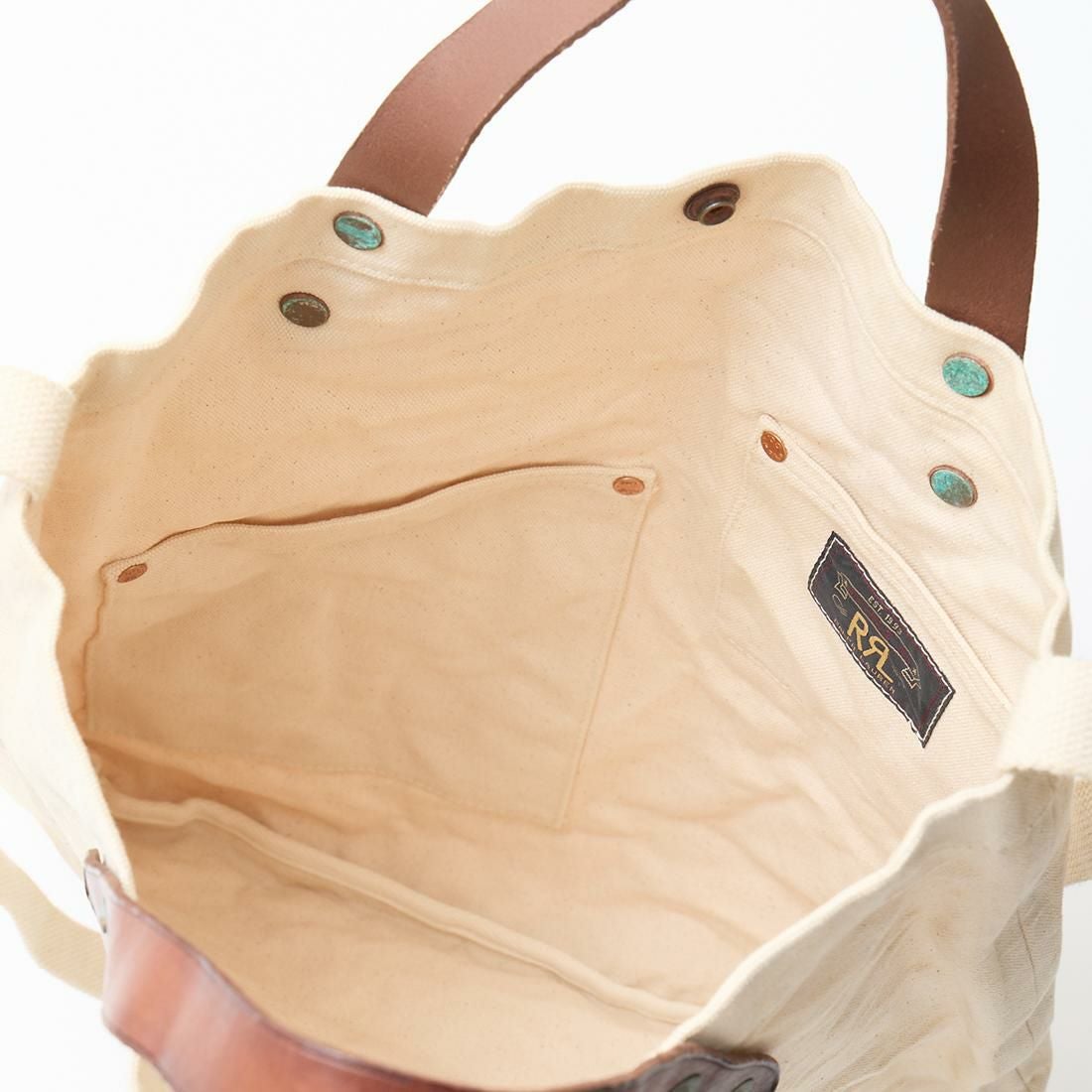 新品未使用　DOUBLE RL トートバッグ アイボリー 正規取扱店] RRL Ralph Lauren (ダブル アールエル ラルフローレン