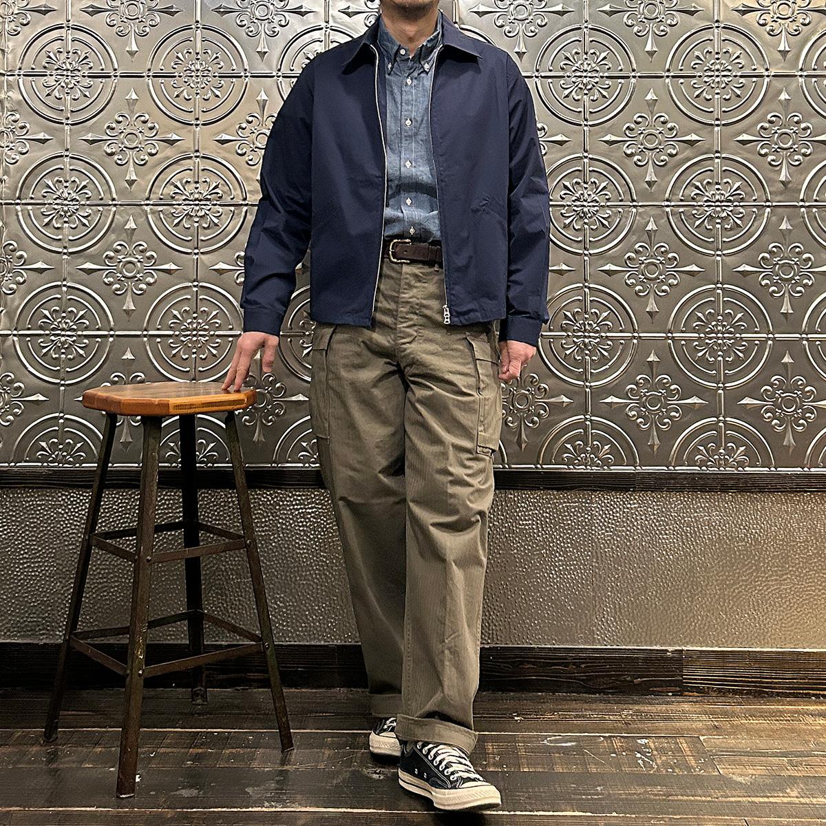 田中シェンさん着用 FELCO（USA）ナイロン・プルオーバーベスト紺40
