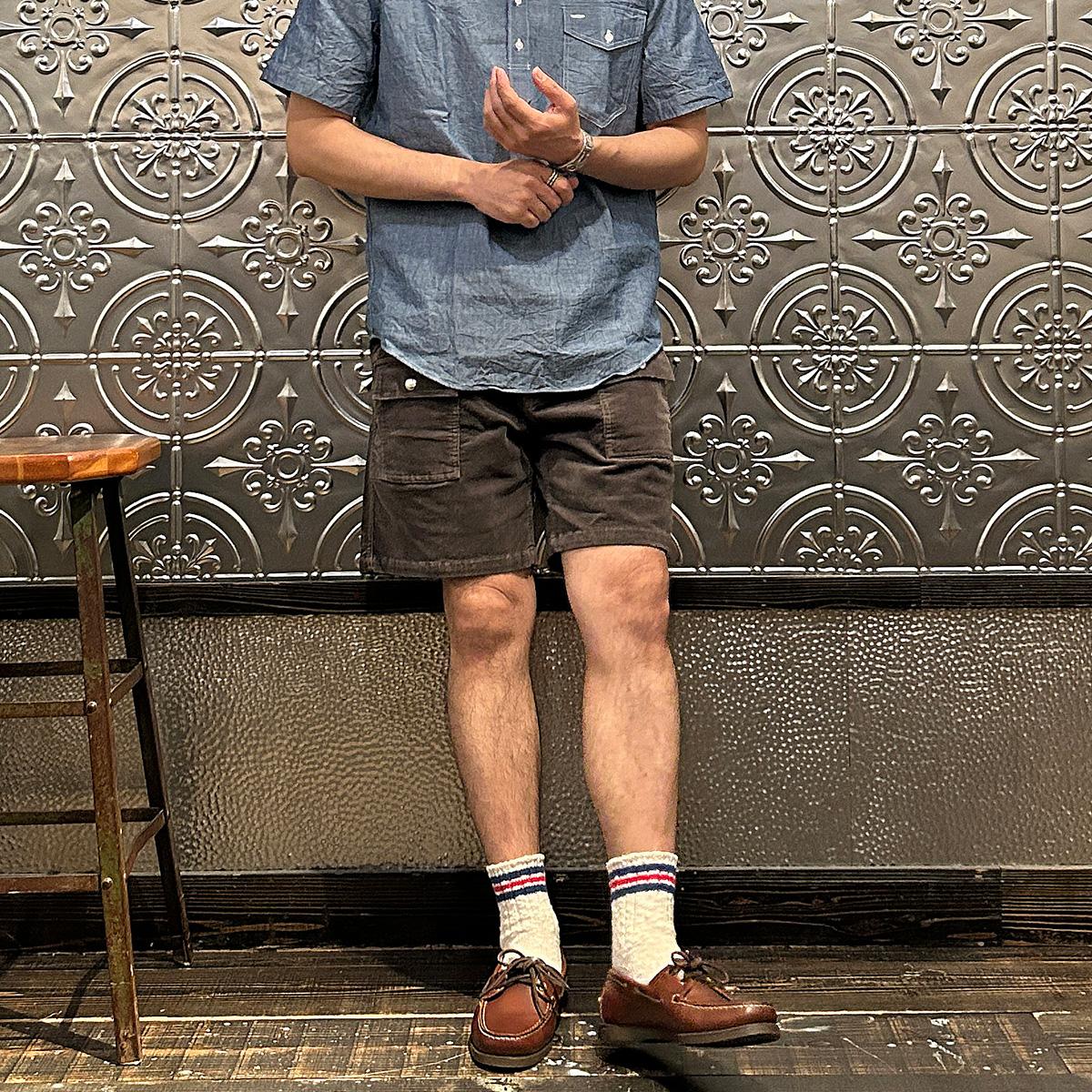 FELCO (フェルコ) ストレッチ サマーコーデュロイ ハーフパンツ