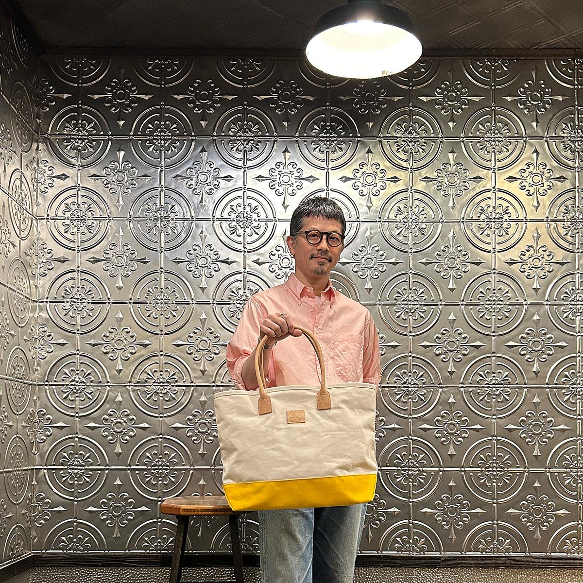 HERITAGE LEATHER (ヘリテイジレザー) CANVAS BOTTOM DAY TOTE